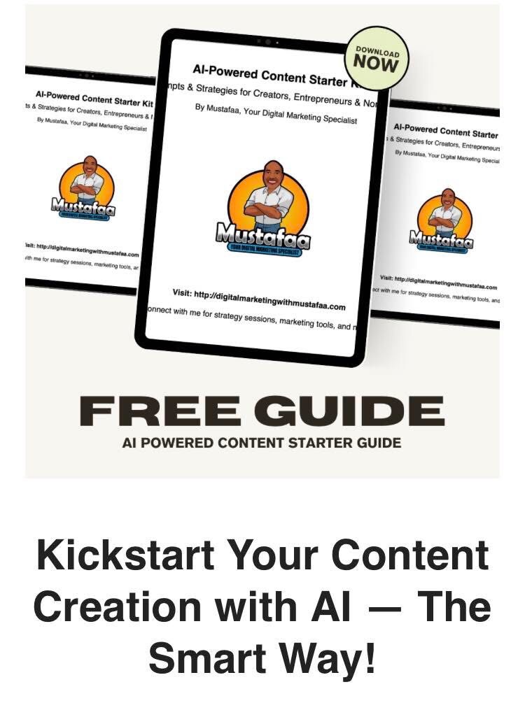 Unlock the Power of AI for Content Creation — Download Your Free Starter Guide&nbsp;Today!